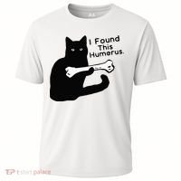 Pun Joke I Found This Humerus Humorous Cat Lover Cooling Performance Crew T-Shirt thumb 0