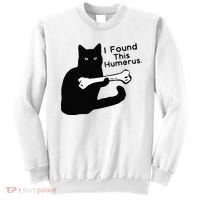 Pun Joke I Found This Humerus Humorous Cat Lover Sweatshirt thumb 0