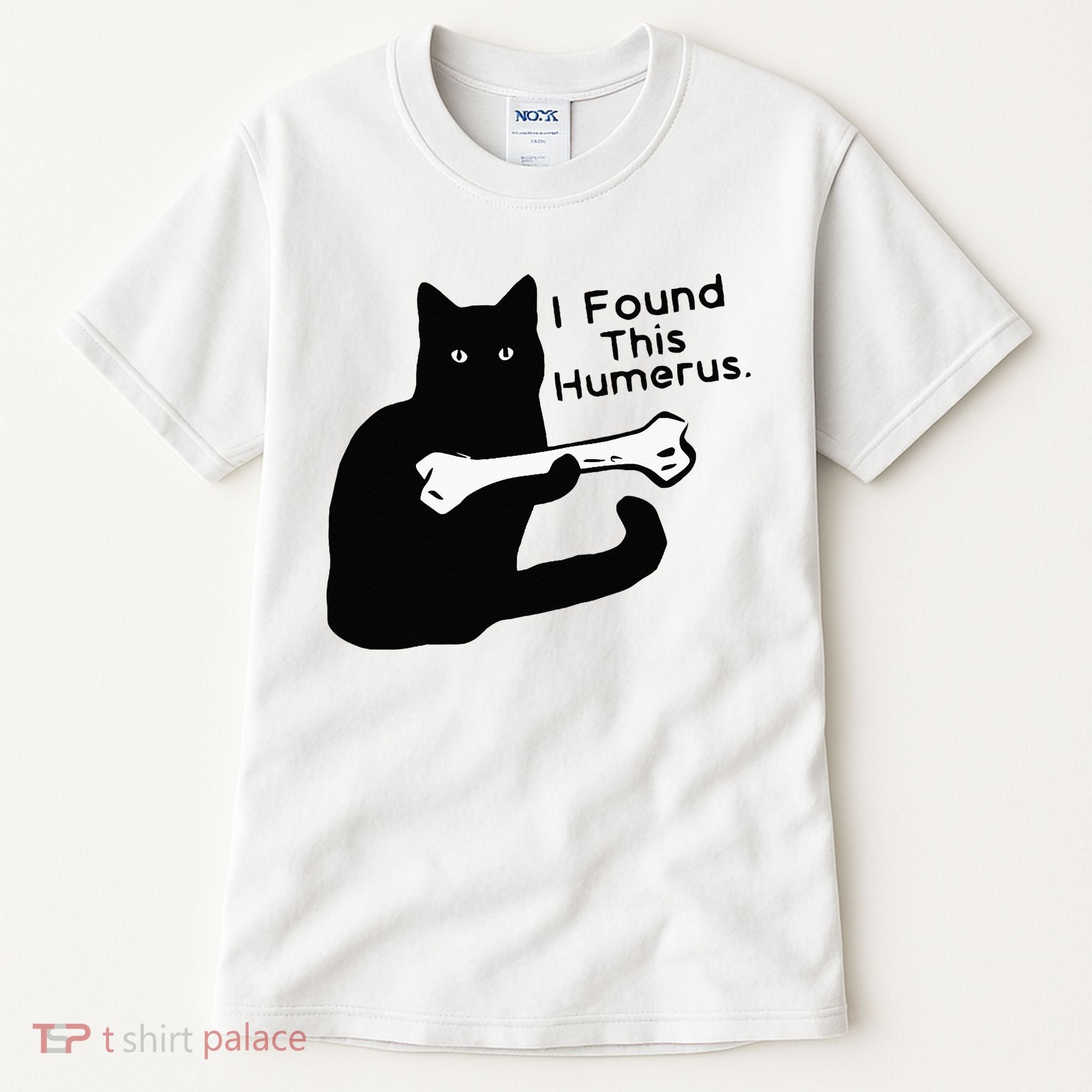Pun Joke I Found This Humerus Humorous Cat Lover Tall T-Shirt
