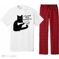 Pun Joke I Found This Humerus Humorous Cat Lover Pajama Set thumb 0