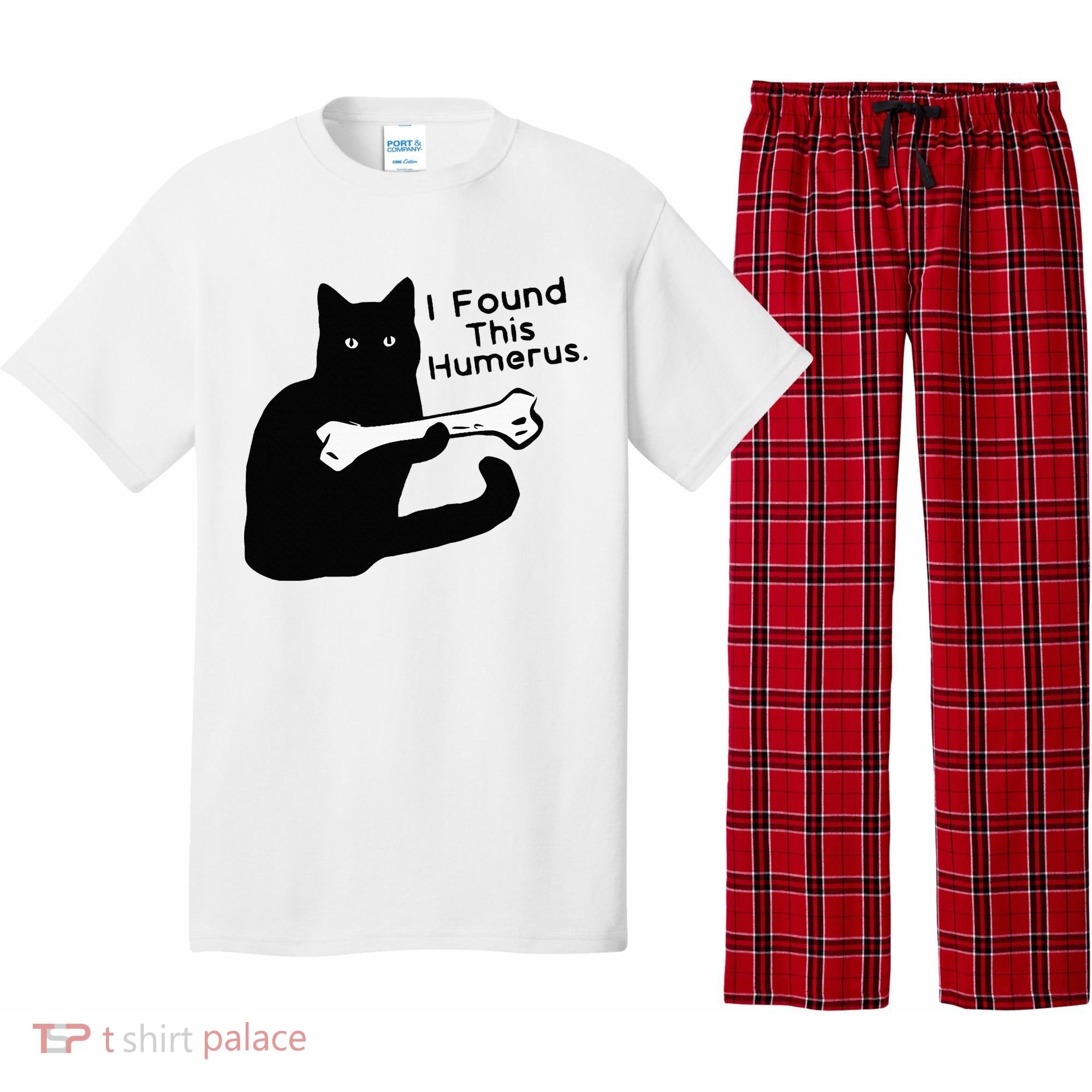 Pun Joke I Found This Humerus Humorous Cat Lover Pajama Set