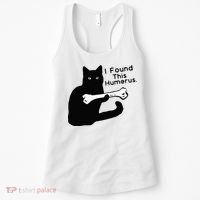 Pun Joke I Found This Humerus Humorous Cat Lover Women's Tank Top thumb 0