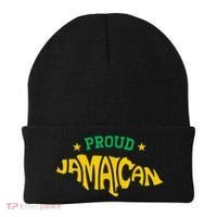Proud Jamaican Jamaica Flag Map Souvenir Jamaican Beanie thumb 0
