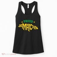 Proud Jamaican Jamaica Flag Map Souvenir Jamaican Women's Tank Top thumb 0
