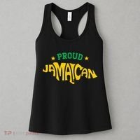 Proud Jamaican Jamaica Flag Map Souvenir Jamaican Women's Tank Top thumb 3