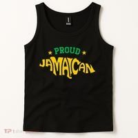 Proud Jamaican Jamaica Flag Map Souvenir Jamaican Tank Top thumb 2