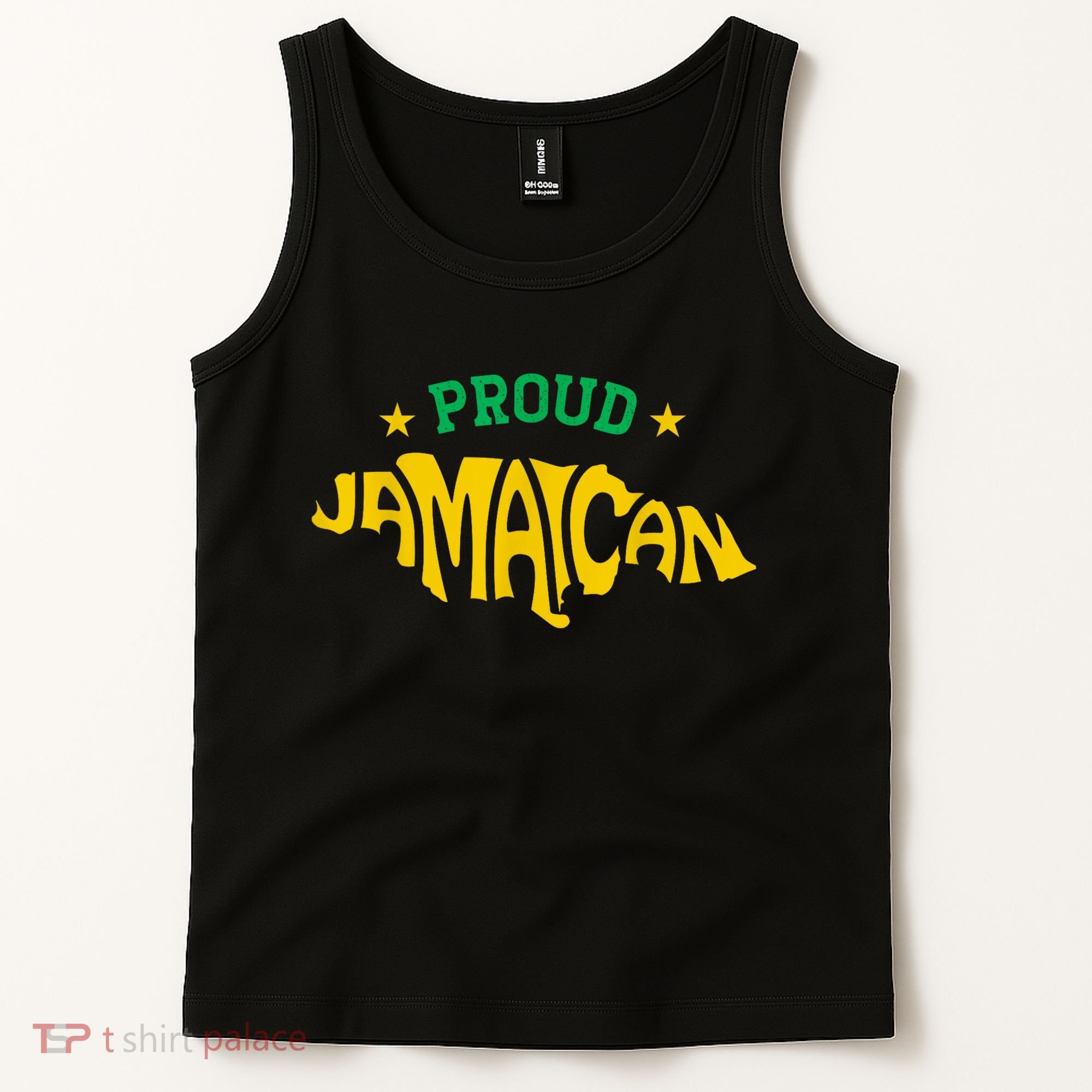 Proud Jamaican Jamaica Flag Map Souvenir Jamaican Tank Top