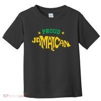 Proud Jamaican Jamaica Flag Map Souvenir Jamaican Toddler T-Shirt thumb 0