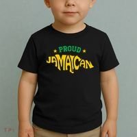 Proud Jamaican Jamaica Flag Map Souvenir Jamaican Toddler T-Shirt thumb 2