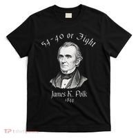 President James K Polk 1844 Campaign Slogan T-Shirt thumb 0