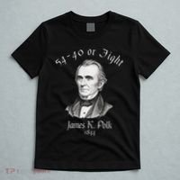 President James K Polk 1844 Campaign Slogan T-Shirt thumb 5