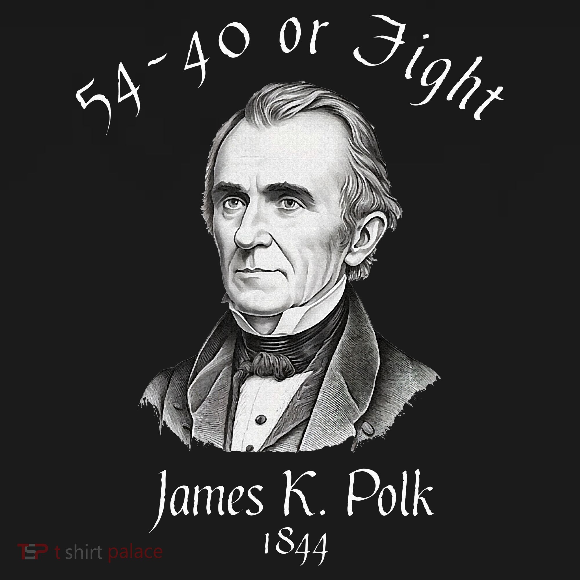 President James K Polk 1844 Campaign Slogan Bucket Hat