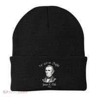 President James K Polk 1844 Campaign Slogan Beanie thumb 0