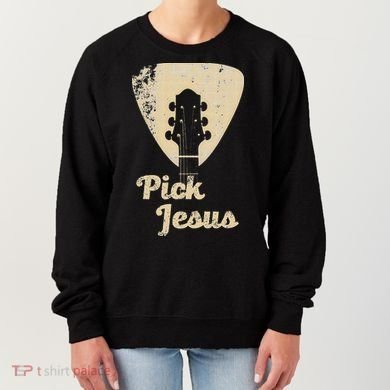 Pick Jesus Music Pastor Pastor Easter Gift Women's Sweatshirt