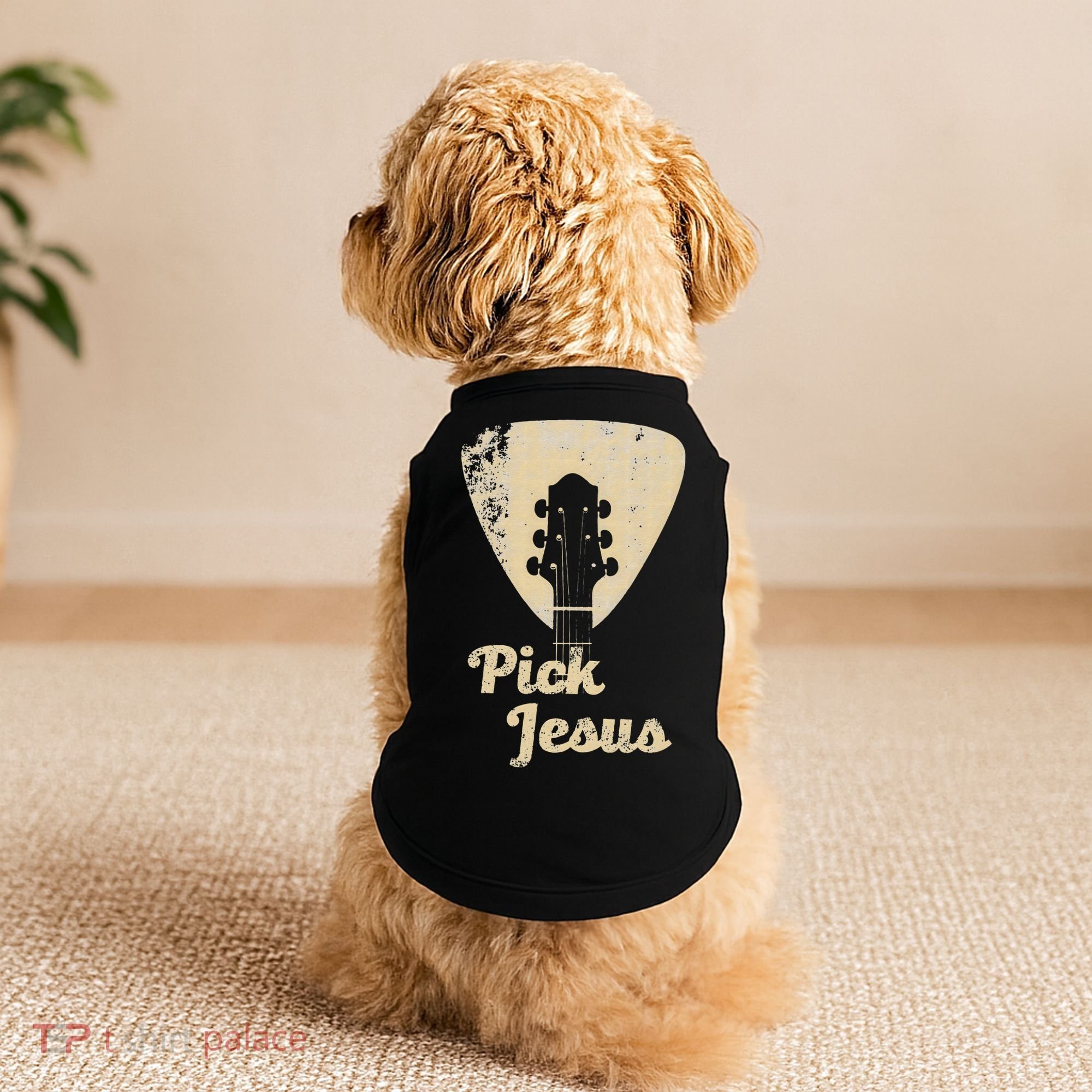 Pick Jesus Music Pastor Pastor Easter Gift Doggie Tank
