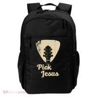 Pick Jesus Music Pastor Pastor Easter Gift Backpack thumb 0