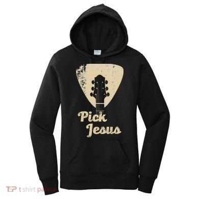 Pick Jesus Music Pastor Pastor Easter Gift Women's Hoodie