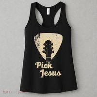 Pick Jesus Music Pastor Pastor Easter Gift Women's Tank Top thumb 3
