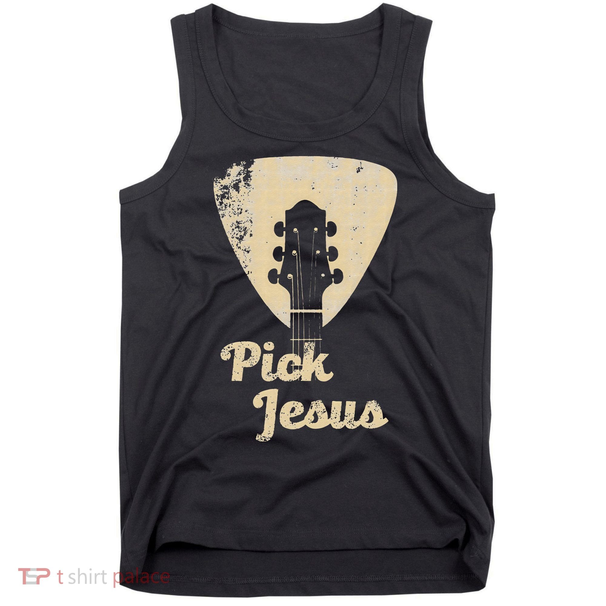 Pick Jesus Music Pastor Pastor Easter Gift Tank Top