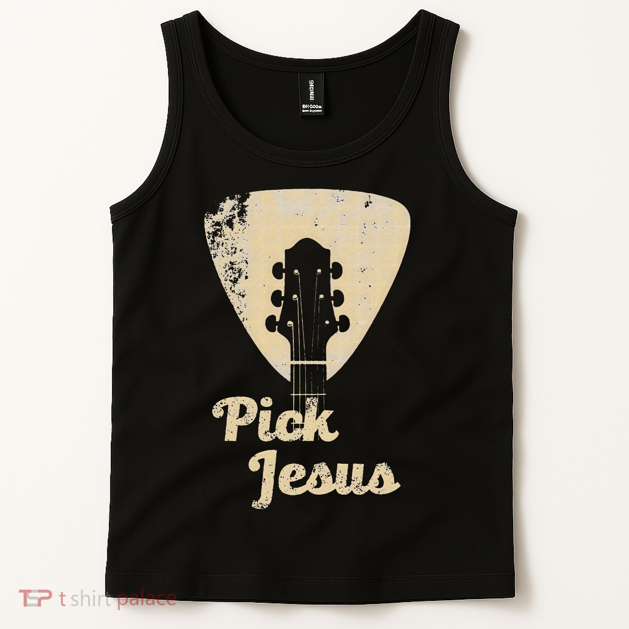Pick Jesus Music Pastor Pastor Easter Gift Tank Top