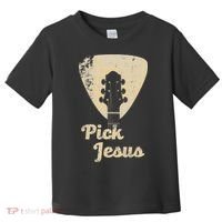 Pick Jesus Music Pastor Pastor Easter Gift Toddler T-Shirt thumb 0