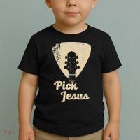 Pick Jesus Music Pastor Pastor Easter Gift Toddler T-Shirt thumb 2