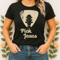 Pick Jesus Music Pastor Pastor Easter Gift Women's T-Shirt thumb 2