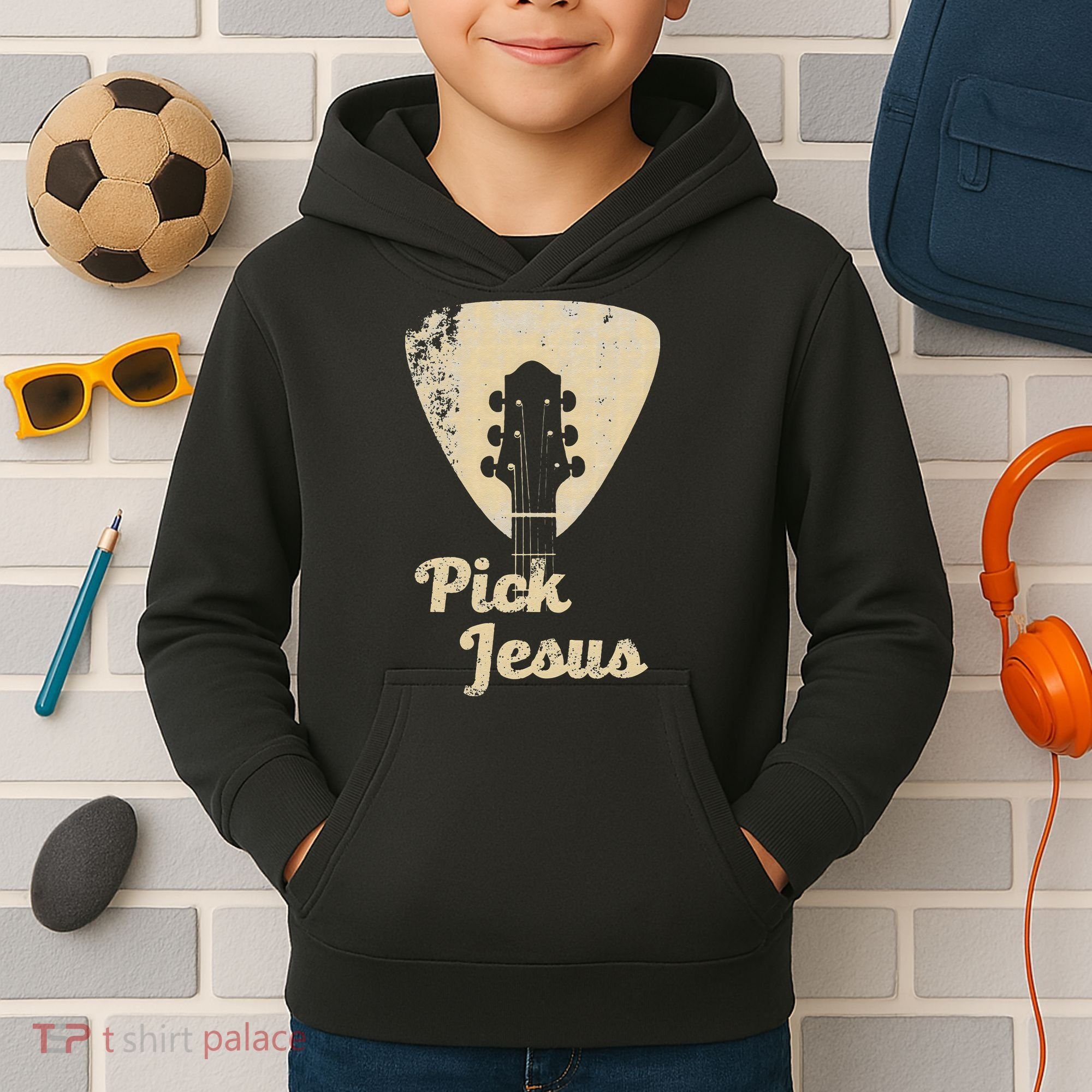 Pick Jesus Music Pastor Pastor Easter Gift Kids Hoodie