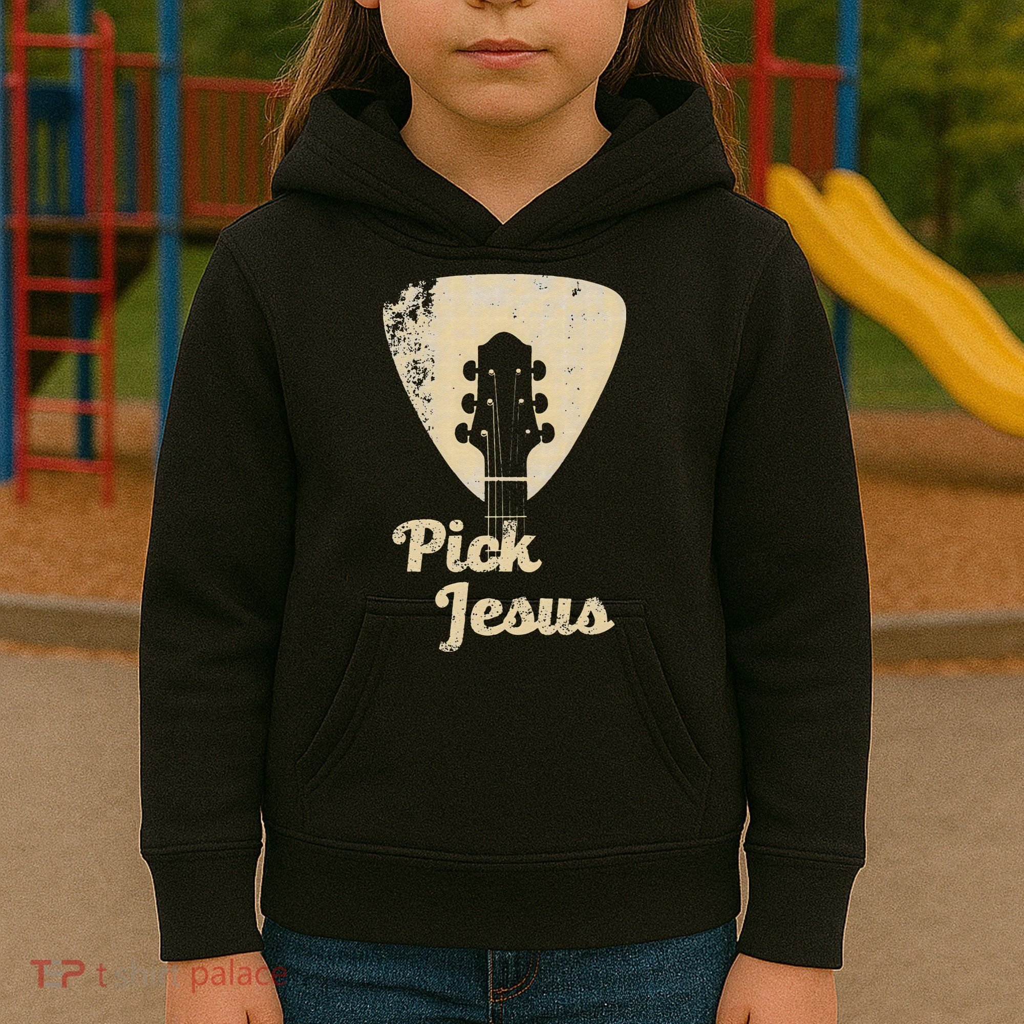 Pick Jesus Music Pastor Pastor Easter Gift Kids Hoodie