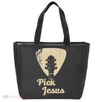 Pick Jesus Music Pastor Pastor Easter Gift Tote Bag thumb 0