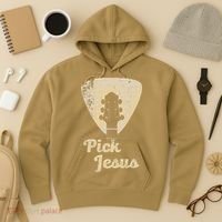 Pick Jesus Music Pastor Pastor Easter Gift Hoodie thumb 3