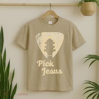 Pick Jesus Music Pastor Pastor Easter Gift T-Shirt thumb 2