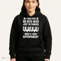 Piano Jazz Music Keyboard Composer Piano Player Hoodie thumb 5