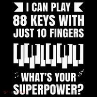Piano Jazz Music Keyboard Composer Piano Player Sweatshirt thumb 3