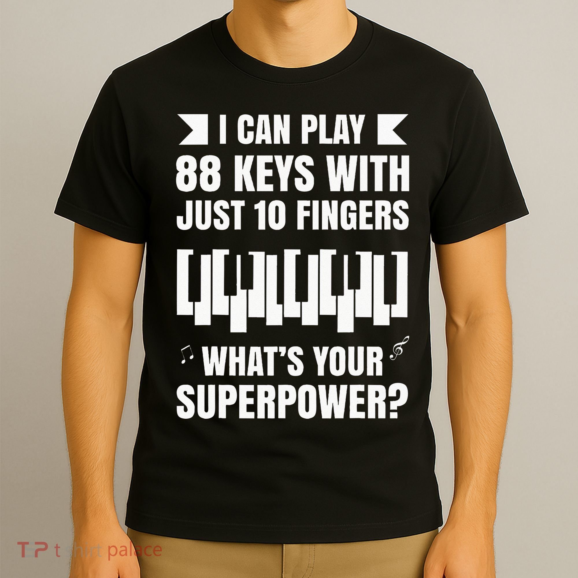 Piano Jazz Music Keyboard Composer Piano Player T-Shirt