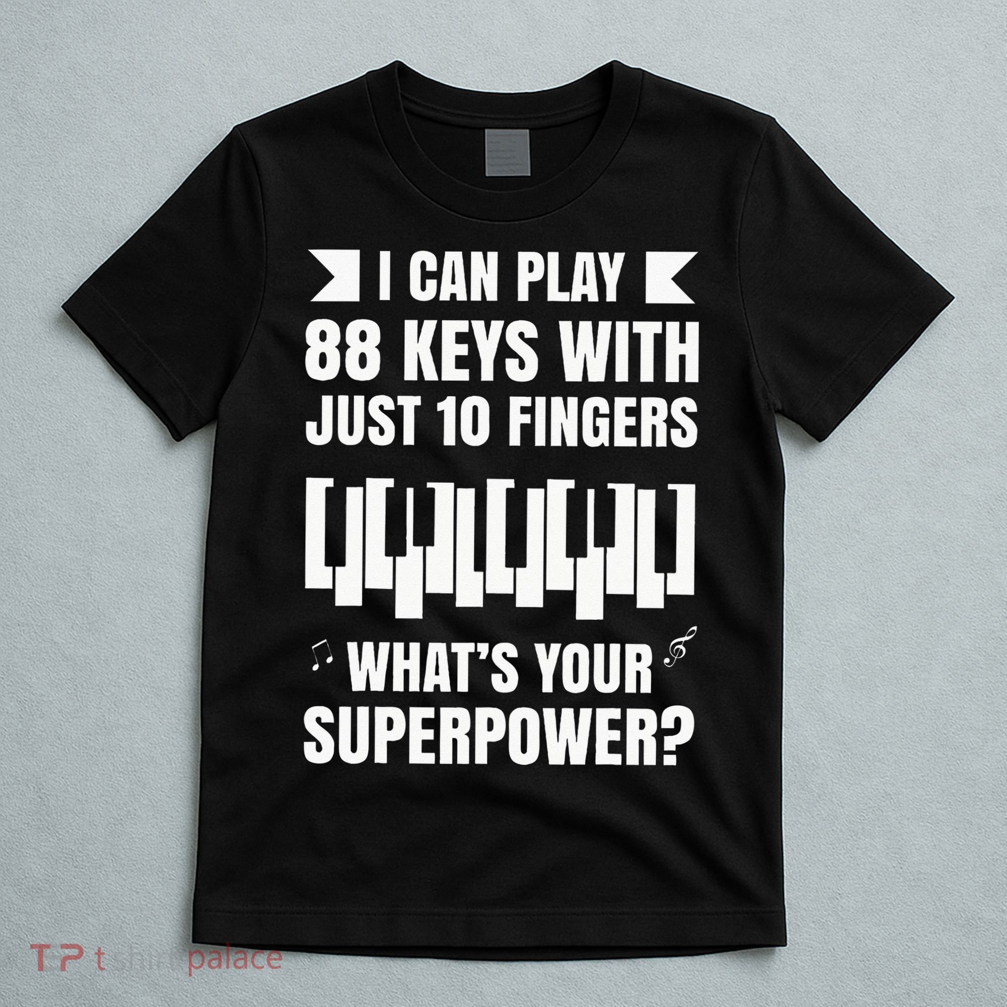 Piano Jazz Music Keyboard Composer Piano Player T-Shirt