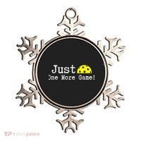 Pickleball Just One More Game Pickleball Lover Gift Ornament thumb 0