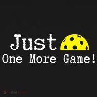 Pickleball Just One More Game Pickleball Lover Gift Ornament thumb 1
