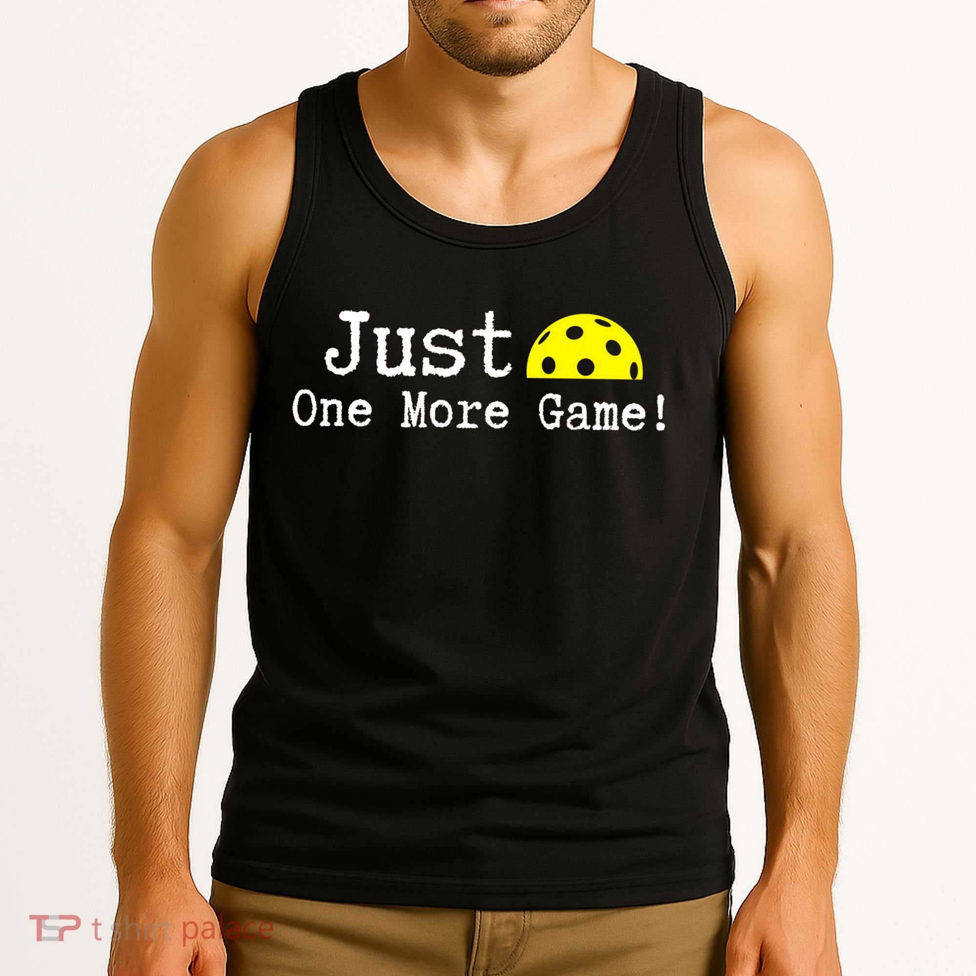 Pickleball Just One More Game Pickleball Lover Gift Tank Top