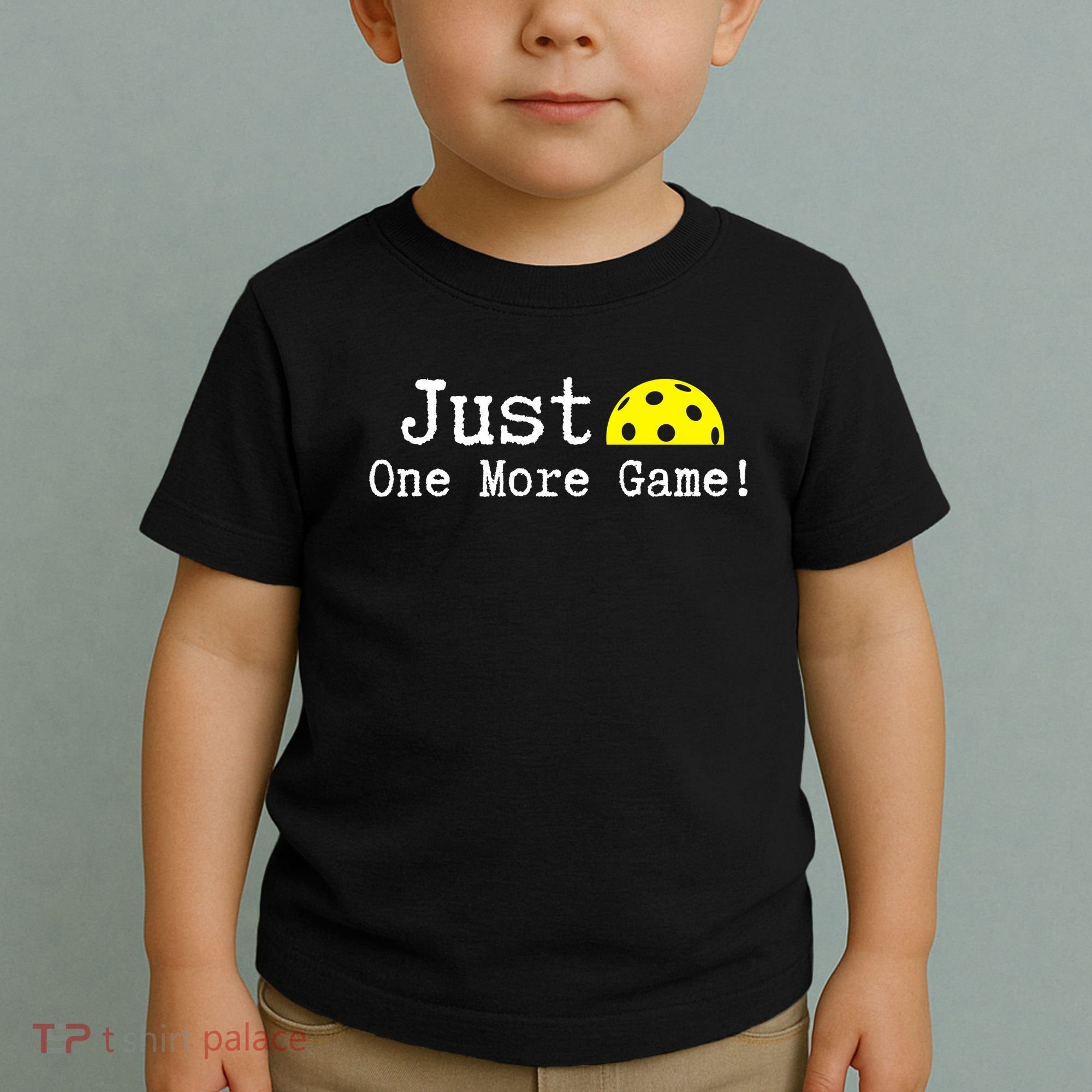 Pickleball Just One More Game Pickleball Lover Gift Toddler T-Shirt