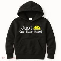 Pickleball Just One More Game Pickleball Lover Gift Kids Hoodie thumb 0