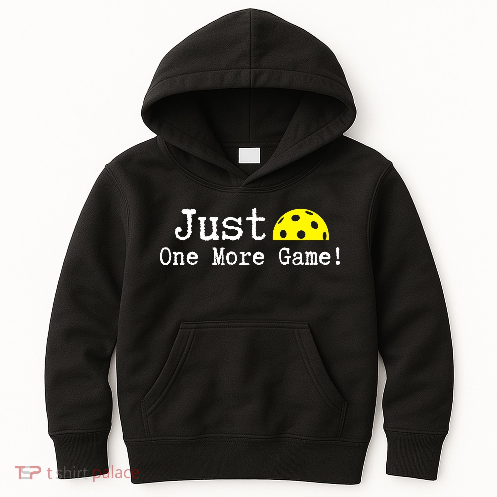 Pickleball Just One More Game Pickleball Lover Gift Kids Hoodie