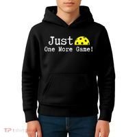 Pickleball Just One More Game Pickleball Lover Gift Kids Hoodie thumb 4
