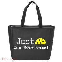 Pickleball Just One More Game Pickleball Lover Gift Tote Bag thumb 0