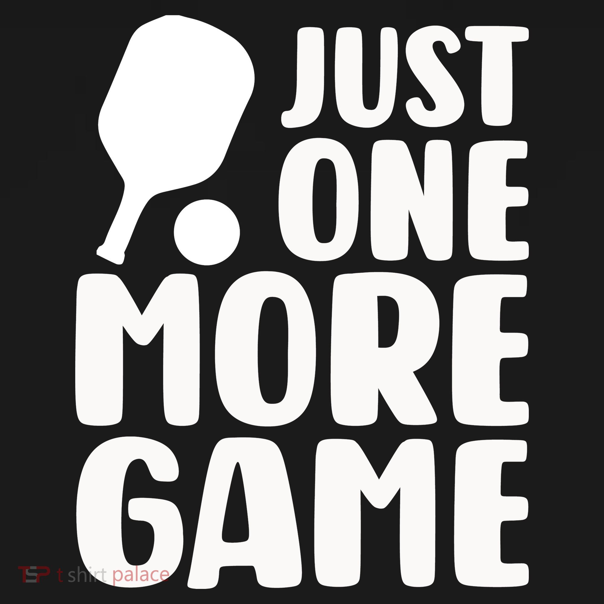 Pickleball Just One More Game Backpack