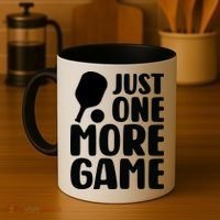 Pickleball Just One More Game Coffee Mug thumb 4