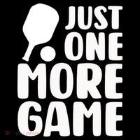 Pickleball Just One More Game Mousepad thumb 1