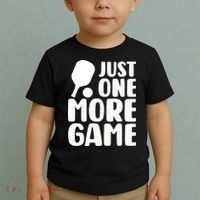 Pickleball Just One More Game Toddler T-Shirt thumb 2