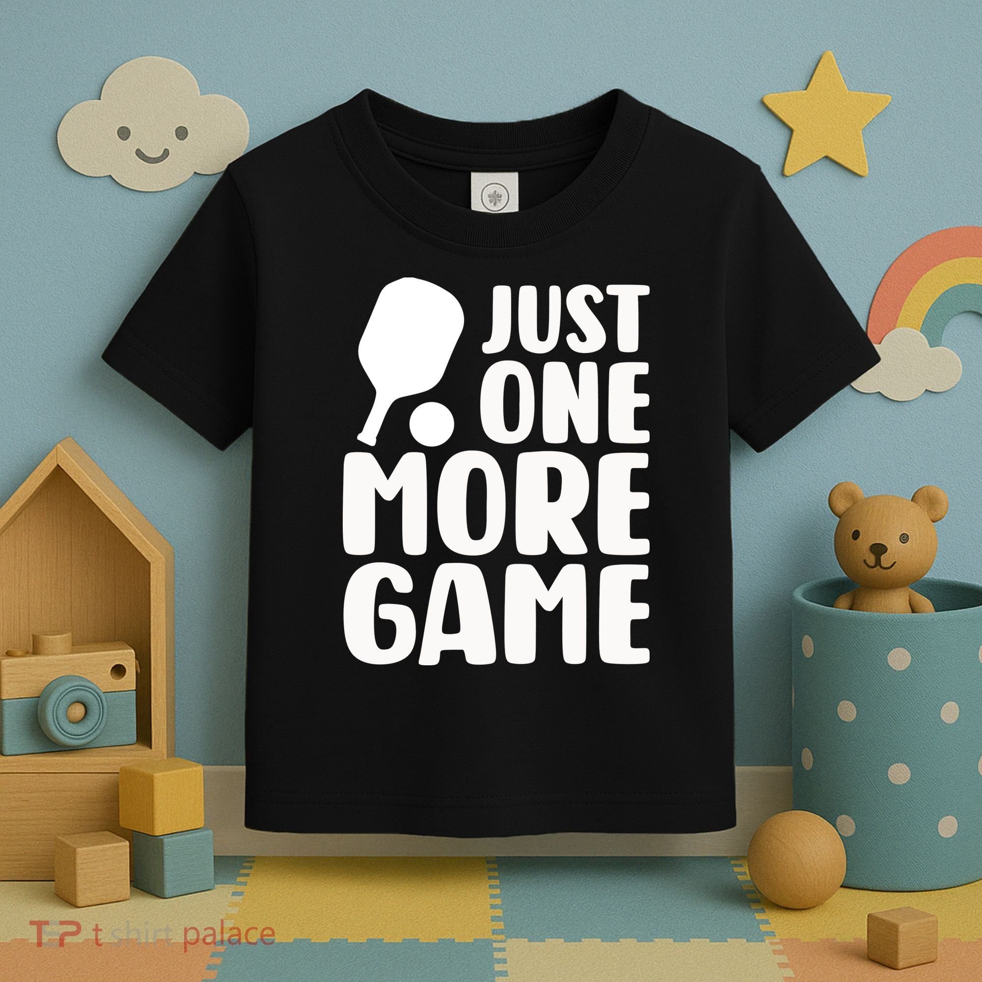Pickleball Just One More Game Toddler T-Shirt