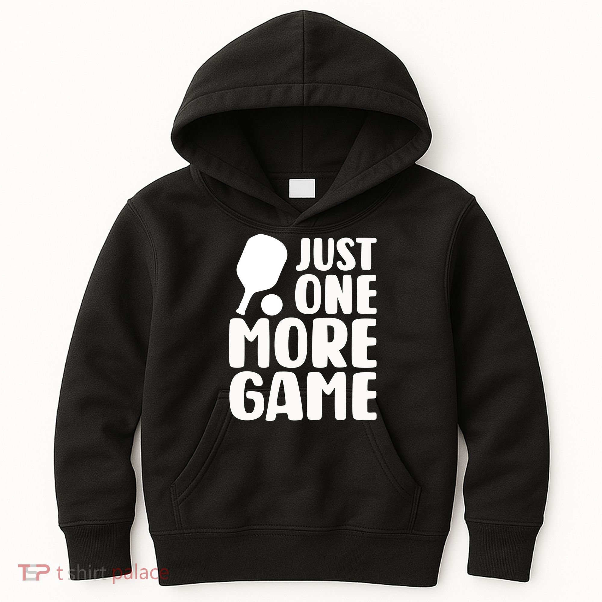 Pickleball Just One More Game Kids Hoodie